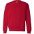 Gildan Unisex adult sweatshirt met zware mouwenhals