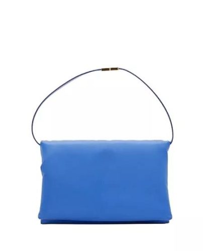 Marni Hobo bags – Blue Soft Smooth Leather Bag in blauw