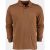 Polo lange mouw Bruin 3-Knopf Polo-Shirt, 1/1 Arm 214008169/703