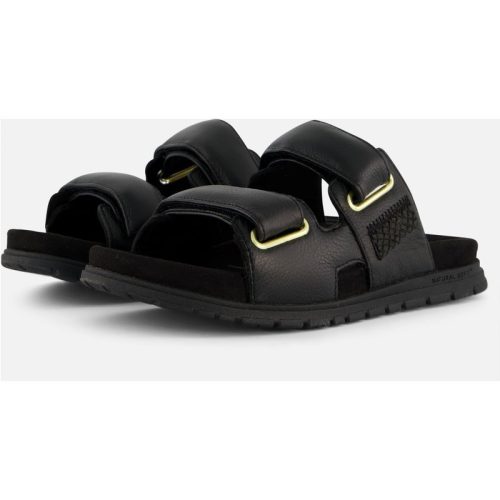 Woden Woden Lisa Sandalen zwart Leer