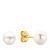 BELORO Oorbellen – Monte Napoleone Perla 9 karat ear studs with pearl in gold