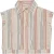 Quapi Meisjes mouwloze blouse miep aop taupe stripe