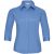 Russell Athletic Collectie dames 3/4 mouwen poly-katoen easy care gevochten poplin shirt