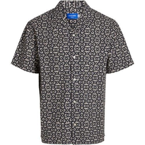 Jack & Jones Jorluke seersucker resort shirt ss dessin