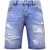 Enos Korte broek met gaten denim short