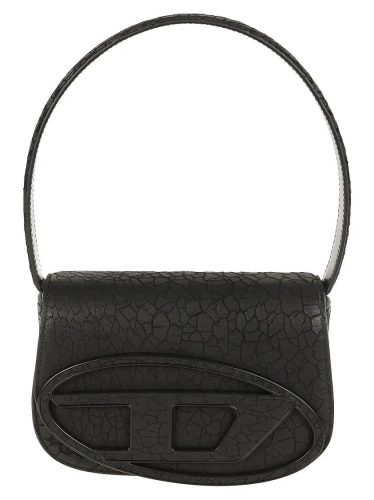 Diesel Shoppers – 1Dr Structured Bag In Soft Nappa And Sauvag Leathe in zwart