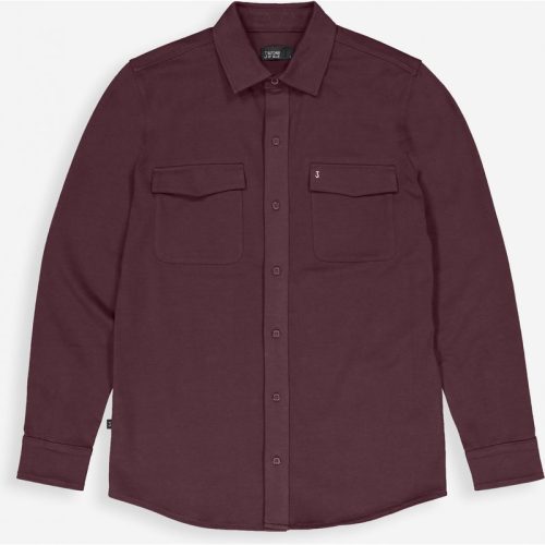 Butcher of Blue finn pocket jersey overshirt m2324032 845-pascha purple