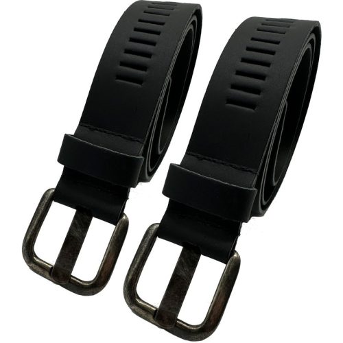 ARIESZZZ Riem unisex leder – 2 pack