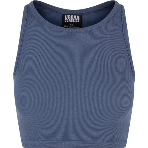 Urban Classics Dames ribbed crop top