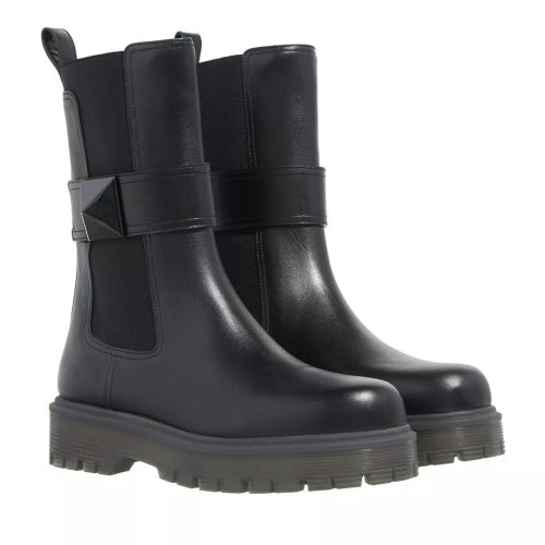 Valentino Garavani Boots & laarzen – One Stud Beatle Boot In Calfskin in zwart