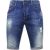 Local Fanatic Korte broek met verfspatten slim fit 1036