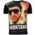 Local Fanatic Tony montana digital rhinestone t-shirt