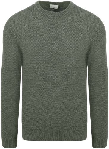 Profuomo Pullover Textured Groen