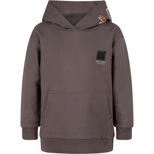 DAILY 7 Jongens hoodie kangaroo pkt smoke