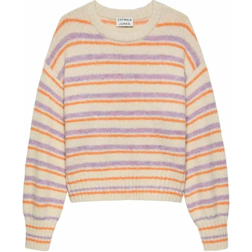 Catwalk Junkie 220801 multi color stripe knit