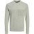 Jack & Jones Jcodigital linen knit crew neck zand