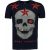 Local Fanatic Rough player skull rhinestone t-shirt