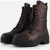 Lazamani Lazamani Metallic Veterboots grijs Leer