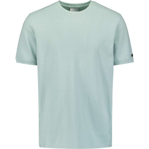 No Excess T-shirt korte mouw ronde hals jacquard mint