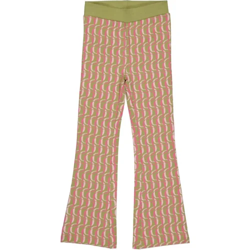 Quapi Meisjes flared pants bura aop stripe