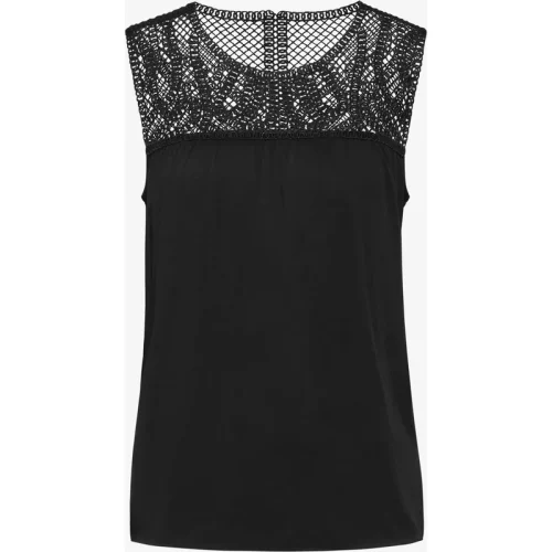 Street One a321795 top w. crochet yoke