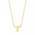 Isabel Bernard Kettingen – Le Marais Chloé 14 Karat Initial Necklace Letter T in gold