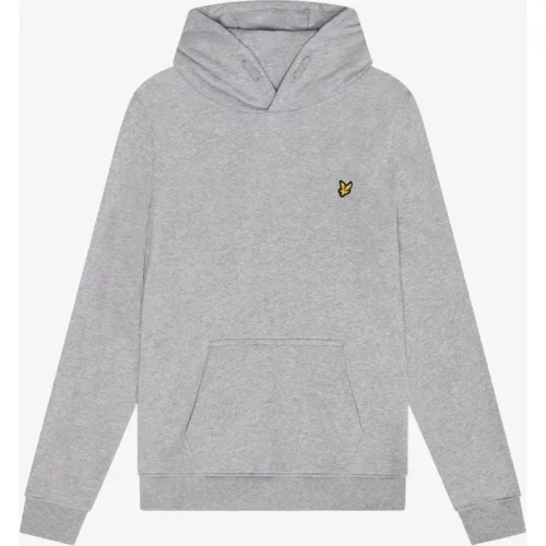 Lyle and Scott Jongens hoodie light grey marl