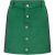 B.Nosy Meisjes suede rok met knopen en bies emerald