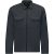 No Excess Overshirt met ritssluiting stretch dark steel