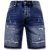 Enos Slim fit korte broek denim short