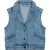 DAILY 7 Meisjes gilet denim