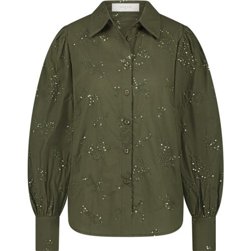 Nukus Fw240463 37 preston blouse burned olive