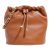 Lauren Ralph Lauren Satchels – Emmy 19 Bucket Bag Medium in bruin