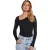 Norr Sherry knit top black –