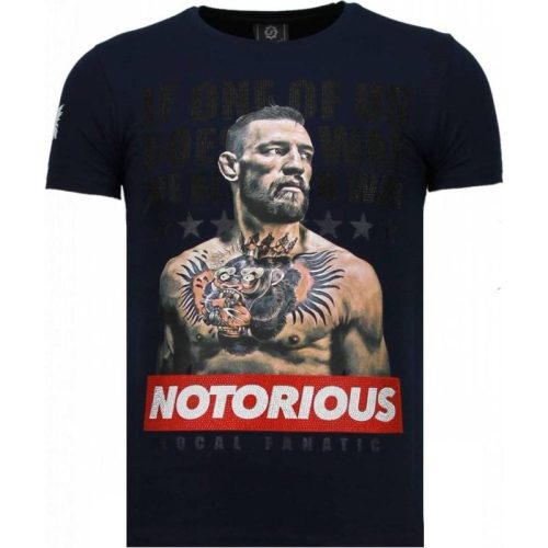 Local Fanatic Conor notorious legend rhinestone t-shirt