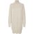 Vero Moda Vmgold link ls short highneck dress beige