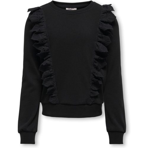 Only Kogmirta l/s o-neck frill swt