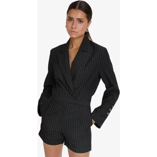 Alix The Label Dames playsuit pinstripe