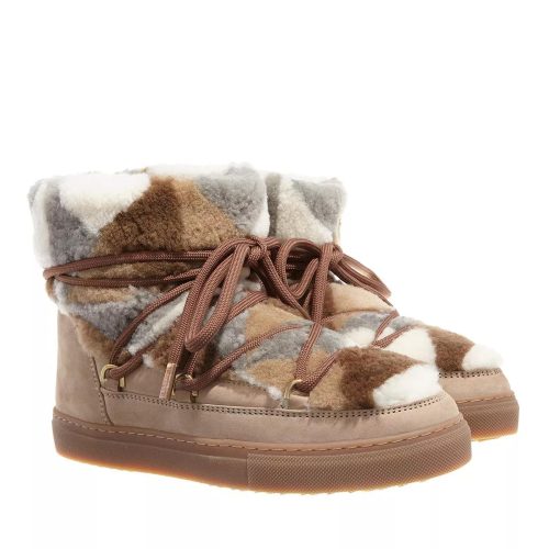 INUIKII Boots & laarzen – Shearling Patchwork in bruin