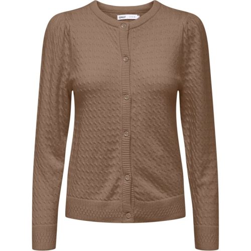 Only Onlkatia ls puff cardigan cc knt taupe