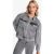 Alix The Label Dames spijkerjas strass bull grey washed denim