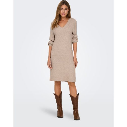 Only Onlkatia ls v-neck dress nca knt