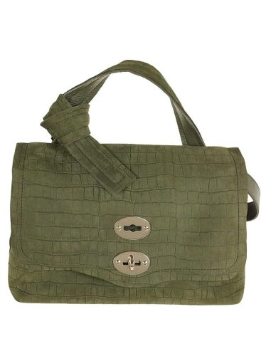 Zanellato Shoppers – Postina Jones Caiman Bag in groen