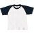 B and C Kinderen/kinderen base-ball t-shirt