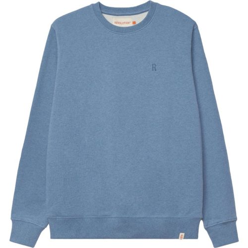 Revolution Regular crewneck darkblue melange