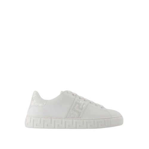 Versace Low-Top Sneakers – Sneakers – Cotton – White in wit