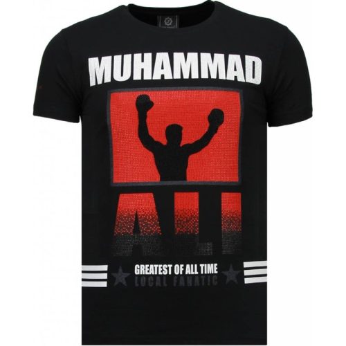 Local Fanatic Muhammad ali rhinestone t-shirt