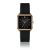 Lederen horloge voor vrouwen Amelia Parker Night Plaza Black