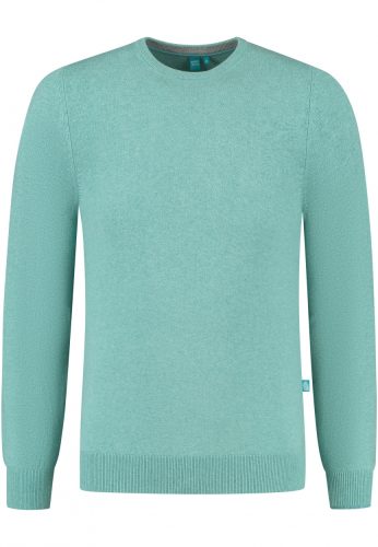 District Indigo Crewneck Pullover Aqua   S