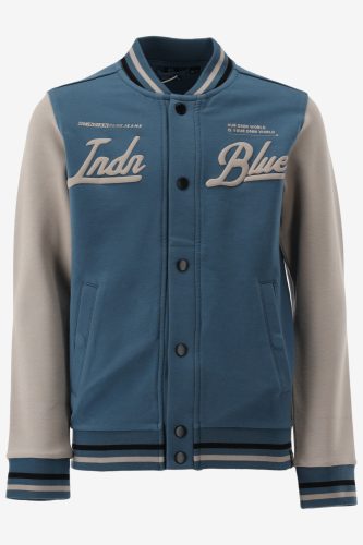 Indian blue vest bomber jacket indian